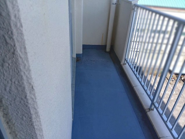 クラウン石立Ⅰのバルコニー|落ち着いた時間を過ごせるバルコニーです