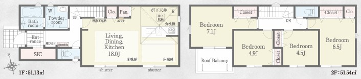 練馬区下石神井6丁目　新築一戸建　西武新宿線　上井草