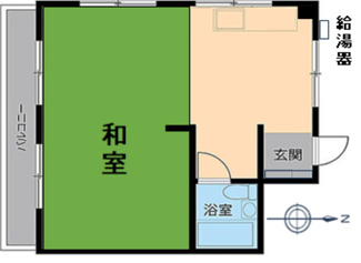 【間取り】 | 藤沢市湘南台５丁目-湘南台駅-中古マンション３６.９７平米-54-4- | リフォームプラン・見積りご提案可能