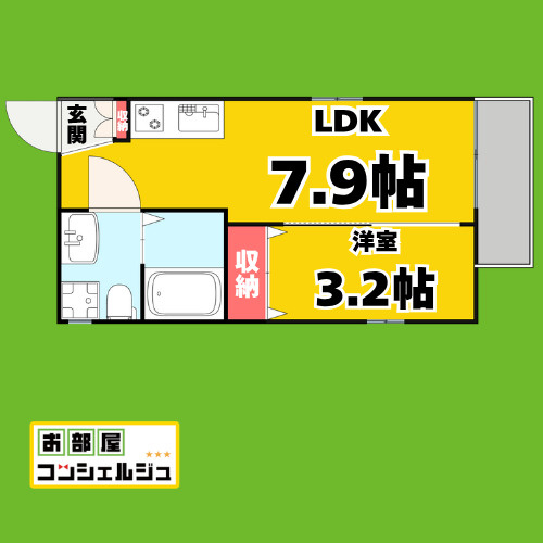ソリッド新栄の間取り