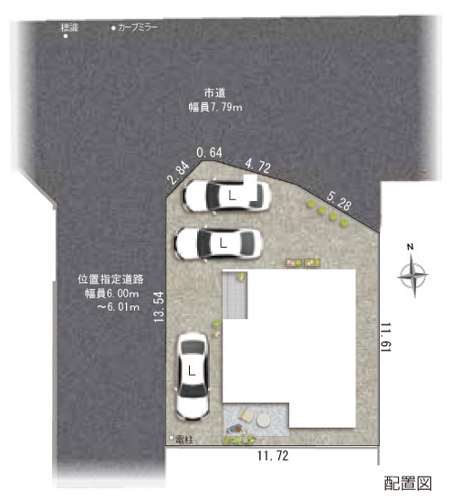【区画図】 | 沼津市岡宮2期 新築建売分譲住宅 土地＋建物 TW06047 | 沼津市岡宮　区画図
