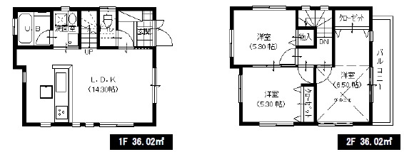 市川市宮久保6丁目の間取り