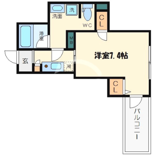フォレステージュ北堀江の間取り|フォレステージュ北堀江　間取り