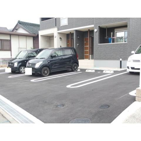 リバーサイド稲熊の駐車場