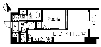ファインクレスト入谷 の間取り