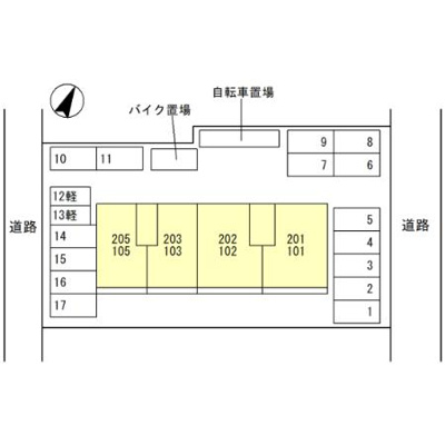 【区画図】 | プレシ・ボヌールヤナガ