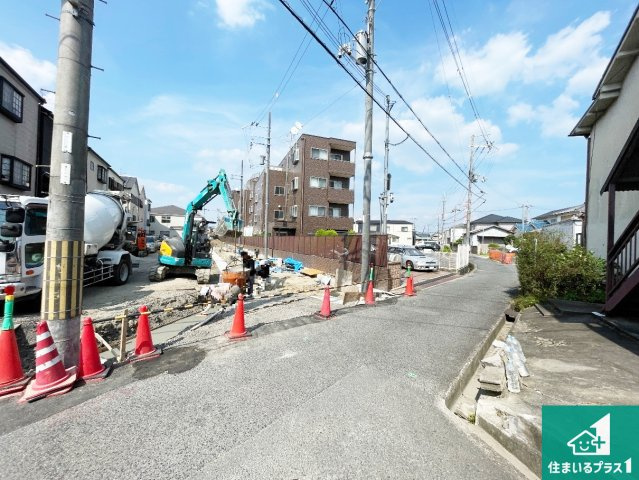 ■枚方市田口　第6期　売土地の前面道路含む現地写真|周辺は落ち着いた街並みの住宅地！子育てがしやすい住環境です！