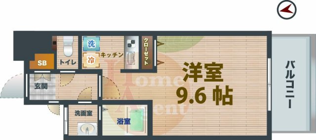 【間取り】 | ステージファースト中野駅前 | 1Kのお部屋です。