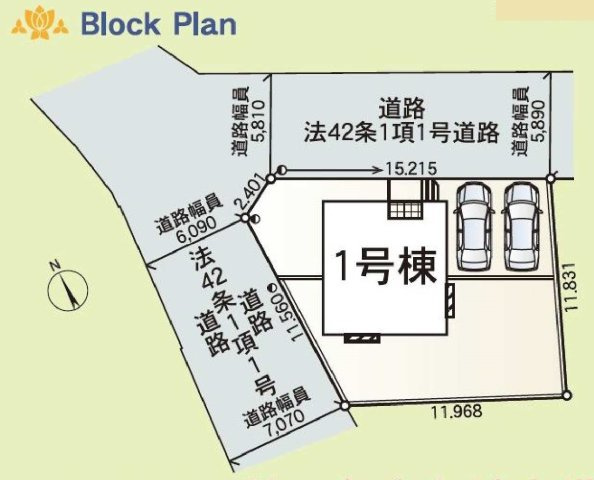 【横浜市瀬谷区宮沢2丁目39-1新築戸建て】★仲介手数料無料★（原小学校・原中学校）の区画図