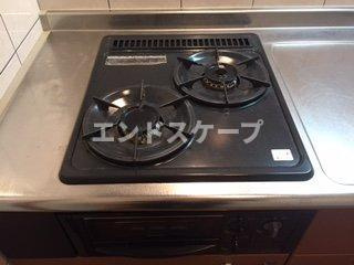 ウイング　ベルのキッチン|グリル付コンロ
高崎、前橋のお部屋探しはエンドスケープまで！お客様の理想お聞かせ下さい♪