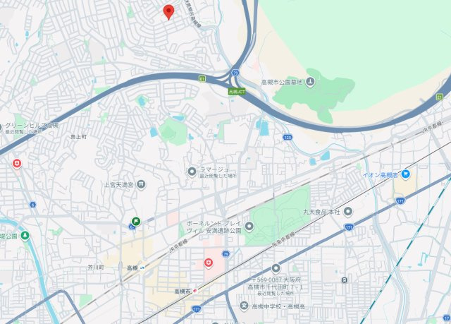 日吉台七番町貸家の地図
