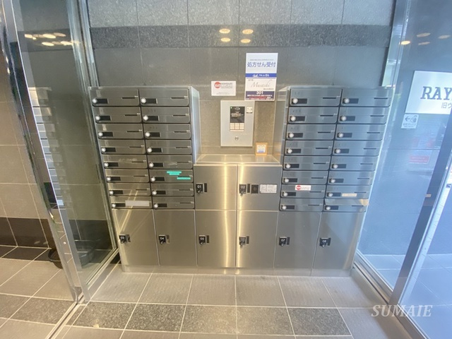 ＲＡＹＨＡＵＳ駒込のその他共用部分|メールボックスと宅配ボックスです☆