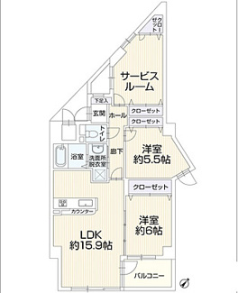 【間取り】 | ダイヤガーデン江波