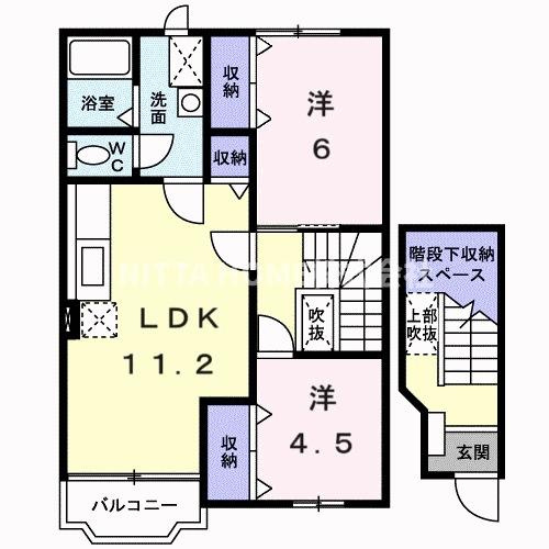 与謝郡与謝野町字岩滝のアパート