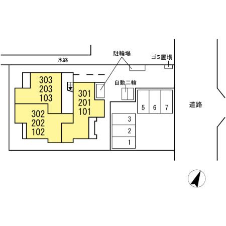 プリドの区画図