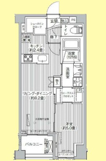 【間取り】 | シティカレント目黒学芸大学 | シティカレント目黒学芸大学　は三都市アース中延店へお任せください！　ご内覧可能なお部屋は物件現地お待ち合わせご案内可能です！