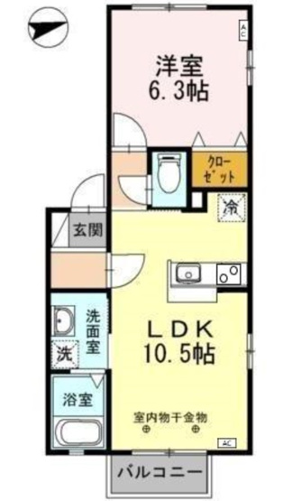 【間取り】 | アンクオーレ桜本町【名古屋市賃貸・ワンフロアー2戸】