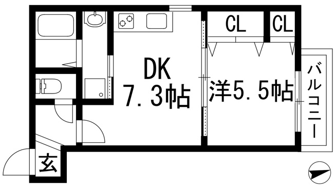 【間取り】 | フジパレス西宮甲東園2番館