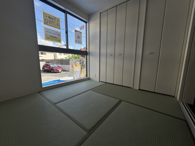 豊見城市豊見城（全4棟）ラスト1号棟の和室|1号棟　和室4.5帖+収納付き♪