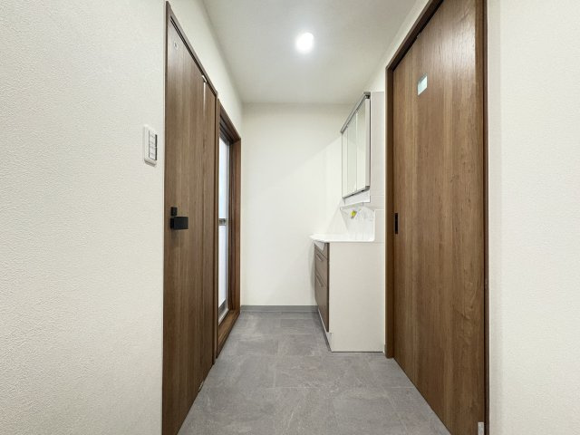コーポ木ヶ崎の独立洗面台