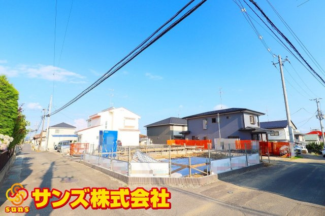 郡山市富田町字西原　　　　２号棟　　　大島小学校、郡山第６中学区の外観|北西側から見た区画全体