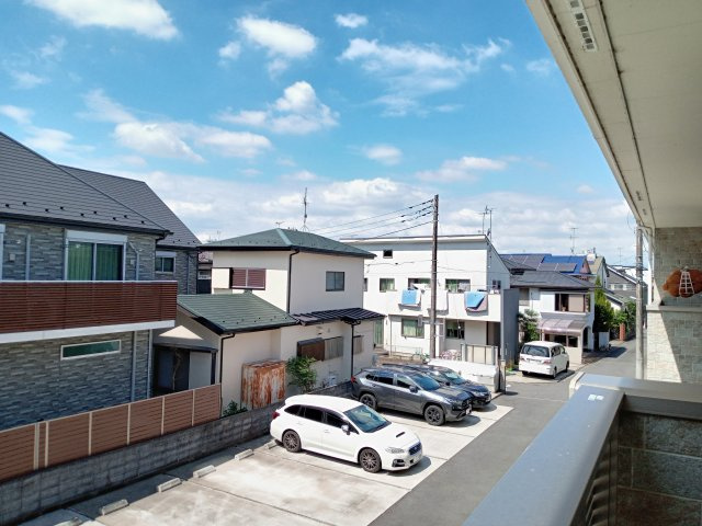 川崎市多摩区菅城下のアパートの展望