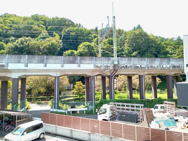 川崎市多摩区菅城下のアパートの展望