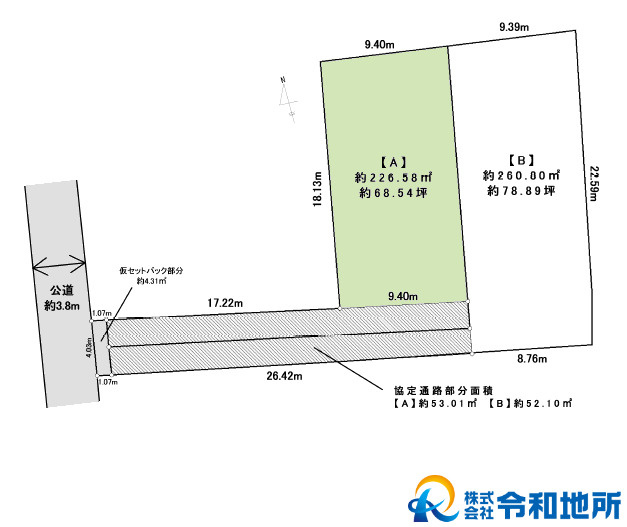 売地　茅ヶ崎市東海岸南5丁目の土地図