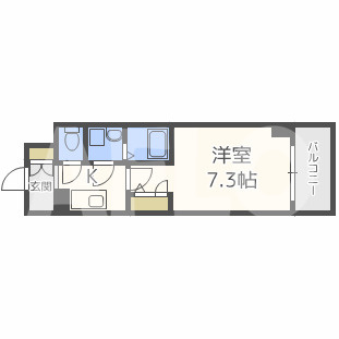エスリード本町レジデンスの間取り|エスリード本町レジデンス　開放感ある間取り