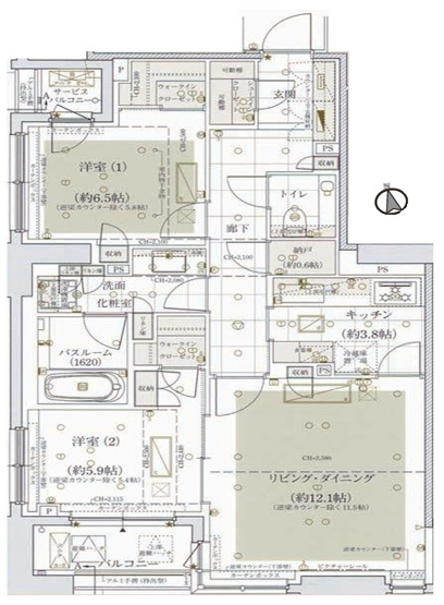 【間取り】 | アトラス麻布台