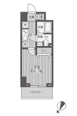 【間取り】 | レジディア蒲田