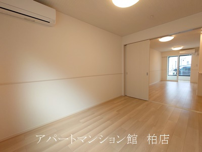 ジェルメ柏D棟の寝室