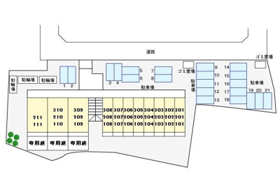 【駐車場】 | アンジュール鶴川