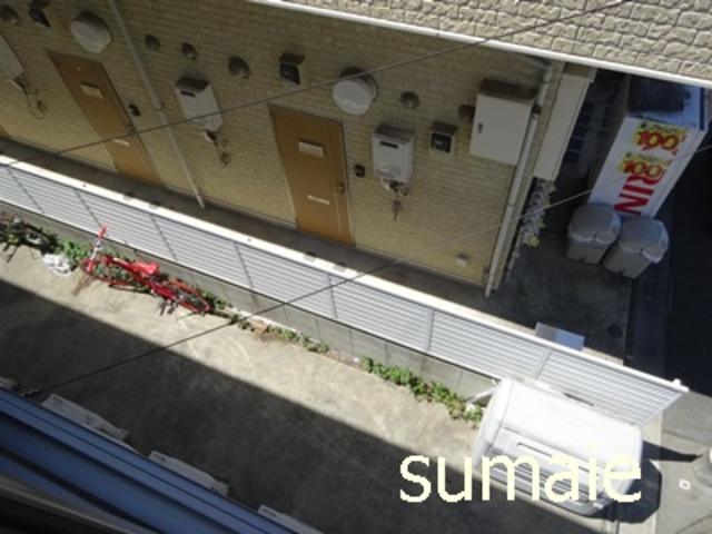 クレセール田端のバルコニー