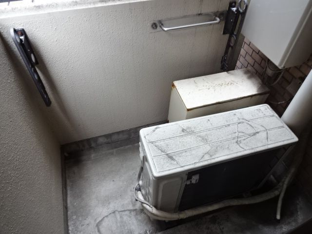 亀戸天神東スカイマンションのバルコニー