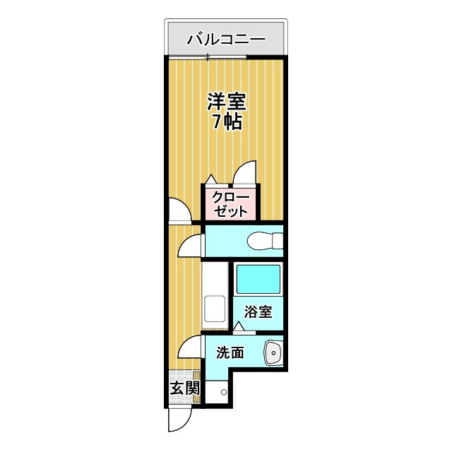 アクセス第7ビルの間取り