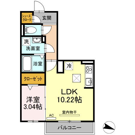 マ　メゾン大高の間取り