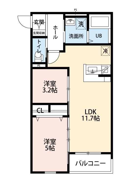 robot home 高宮の間取り