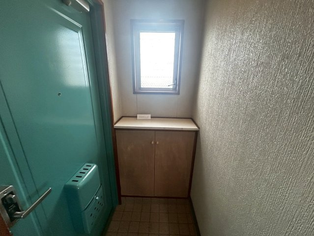 グリーンマンションの玄関