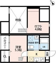 アクア鳴海の間取り