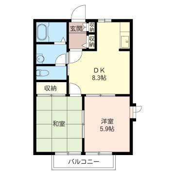 セントラルヴィレッジの間取り|リノベーション予定のお部屋です