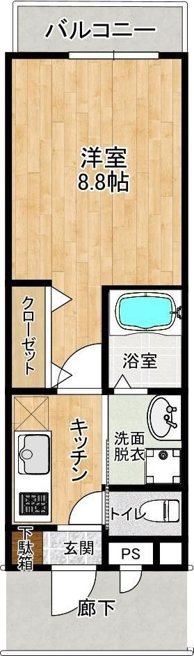 クロノス50子飼本町の間取り