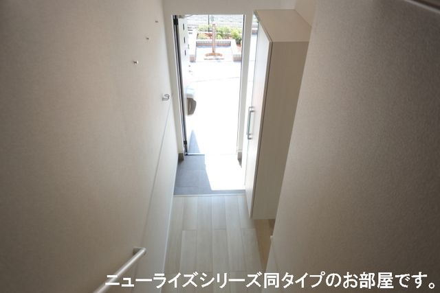 ジェルメ柏Ｂ棟の玄関