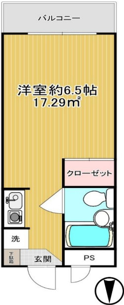 エルスタンザ千早の間取り