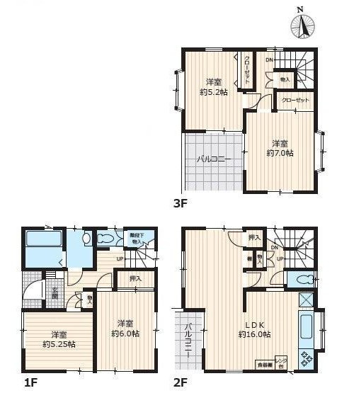 【間取り】 | 藤沢市下土棚　中古戸建