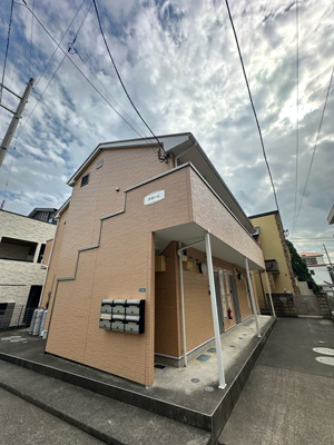 【外観】 | ボヌール | 南武線「中野島」駅まで徒歩3分！通勤通学・お買物にも便利な立地の2階建てアパートです☆駅近のお部屋をお探しの方におすすめ♪