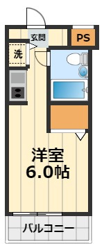 【間取り】 | ジョイフル八王子(ジョイフルハチオウジ)