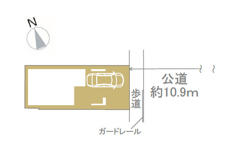 板橋区常盤台3丁目　全室南側採光　快適住まいの限定1棟の区画図