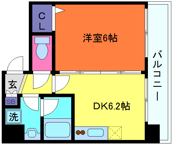 グランビュー六甲の間取り