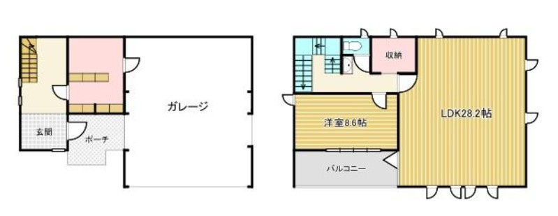 【中古戸建】高崎市飯塚町の間取り|■間取り図｜敷地面積：240.89（約72.86坪）　建物面積：142.87（約43.21坪）